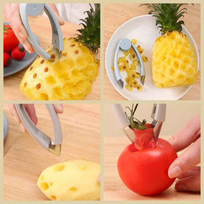 Multifunctional Fruit Coring Tool – For Pineapple, Strawberry, Tomato, Potato