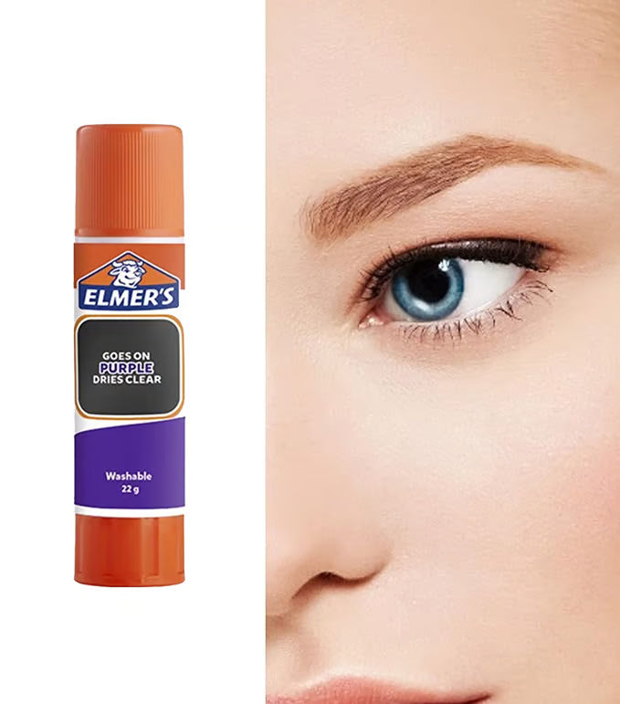 Washable Eyebrow Glue Stick – Safe, Non-Toxic & Washes Off Easily