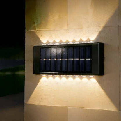 ☀️ Solar Outdoor Wall Light – Wireless, Auto On at Night