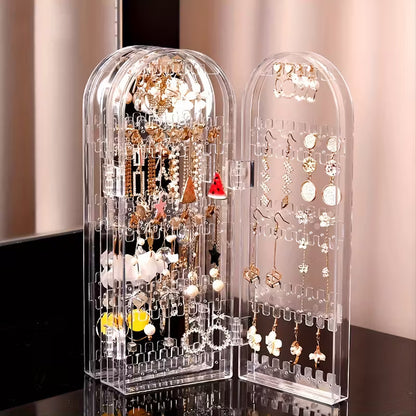 240-Hole Large Capacity Oval Jewelry Organizer