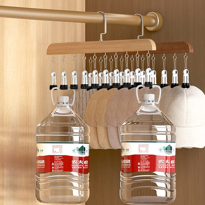 Wooden Hat Hanger Closet Organizer