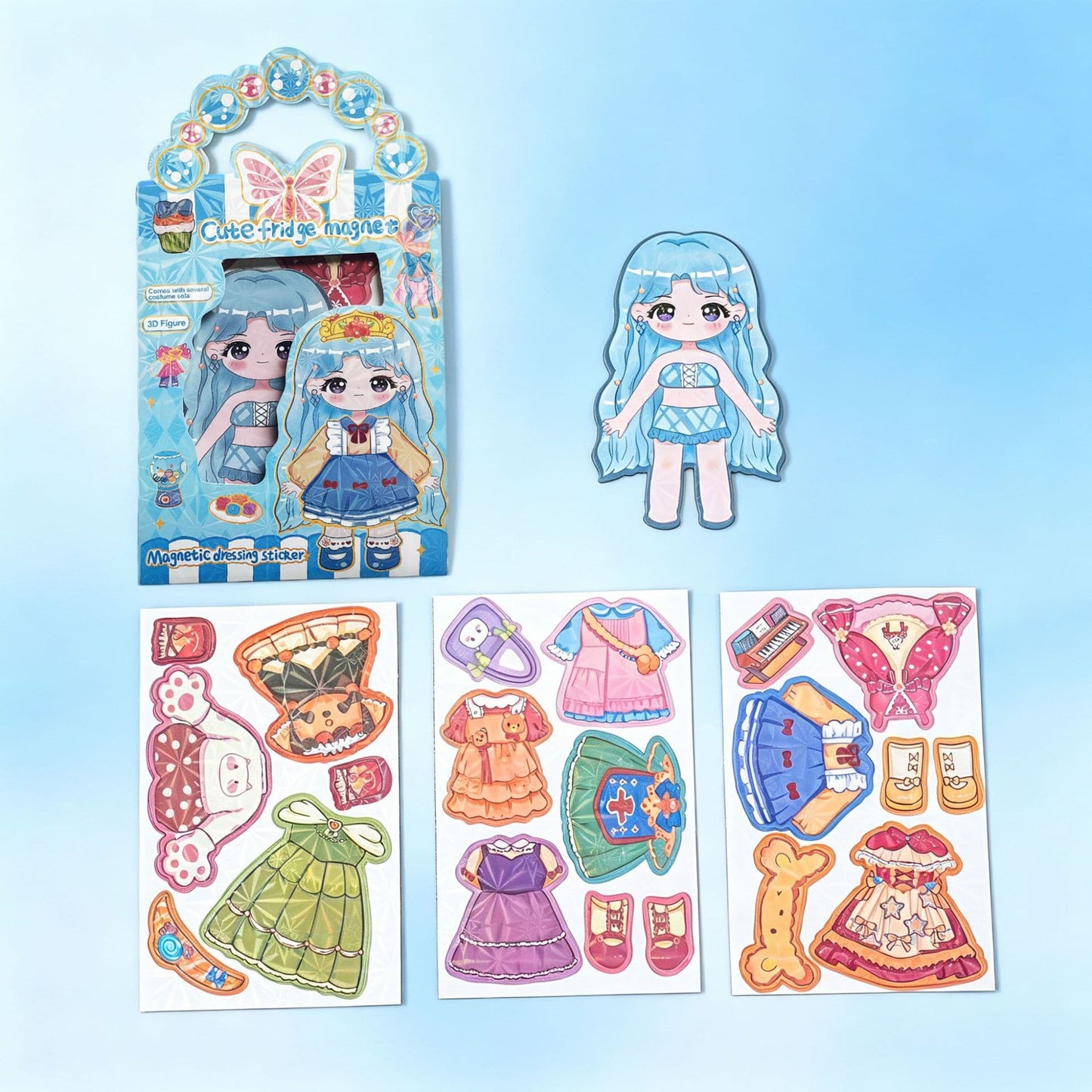 Magnetic Dress-Up Dolls – Reusable & Educational 👗🎨
