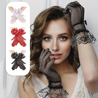 Women's Elegant Vintage Lace Gloves