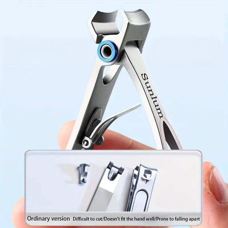 Premium Stainless Steel Nail Clippers - Sharp, Precise Edge for Fingernails & Toenails