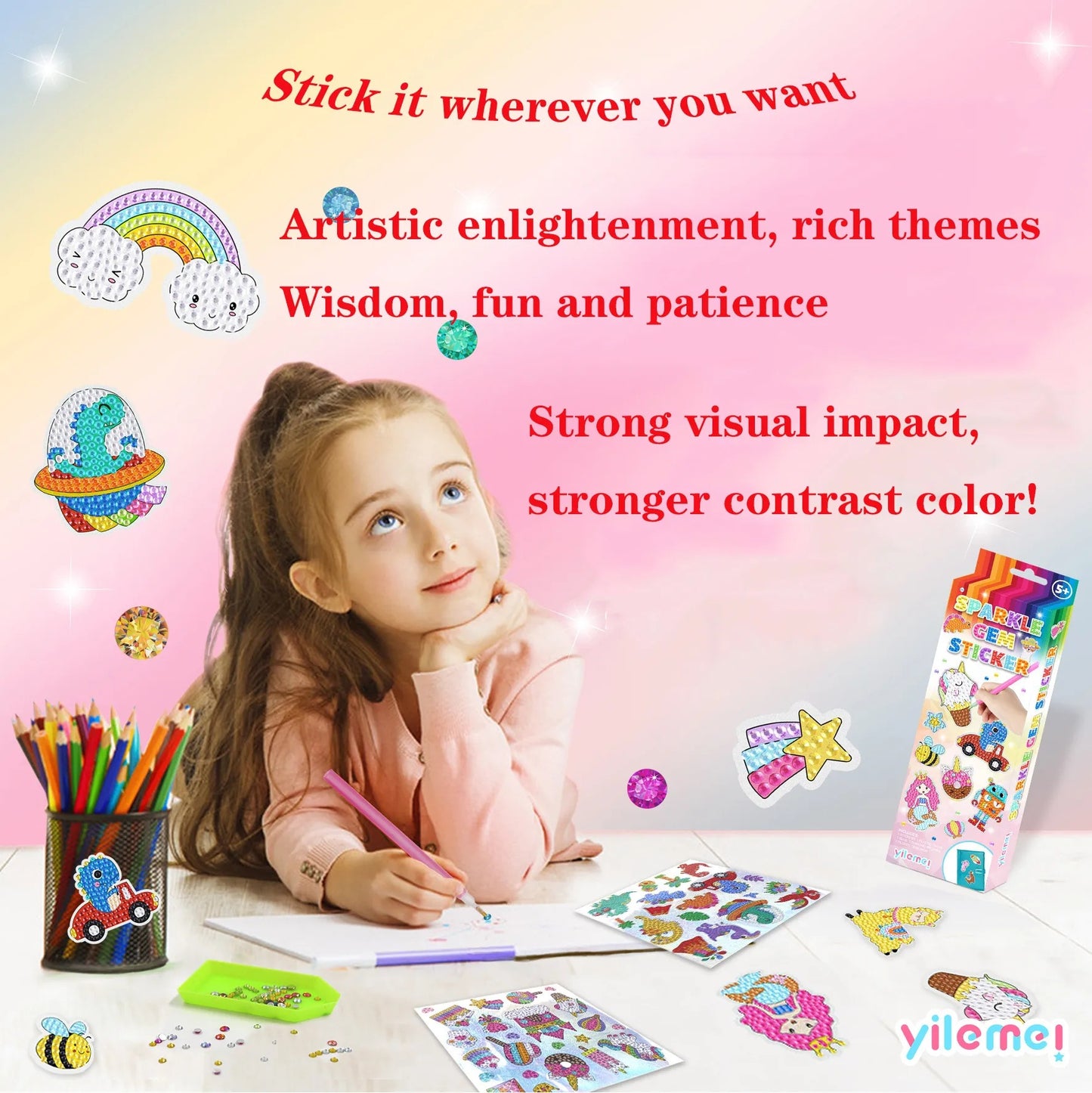 DIY Cartoon Creative Animal Princess Diamond Painting