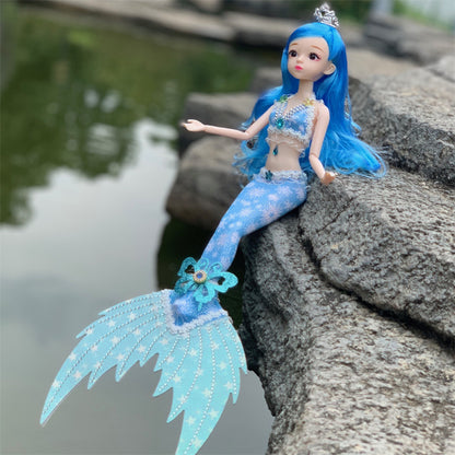 Drill Tail Mermaid Princess Doll