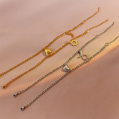 Magnetic Love Chain Bracelet Set