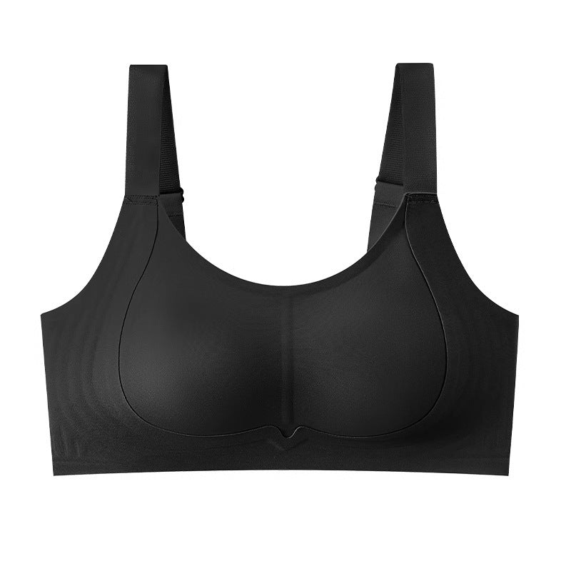 🐰Bunny Ear Cup Thin Bra – Minimizes Full Bust, Wireless & Seamless with Side Support
