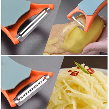 Multifunctional Rotary 2-in-1 Peeler and Grater