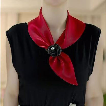 🌸 Elegant Floral Decorative Neck Scarf – Stylish Accessory for Saree, Kurti & Dresses