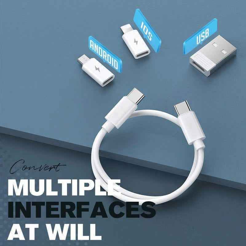5-in-1 Portable Cable Adapter Storage Box Set