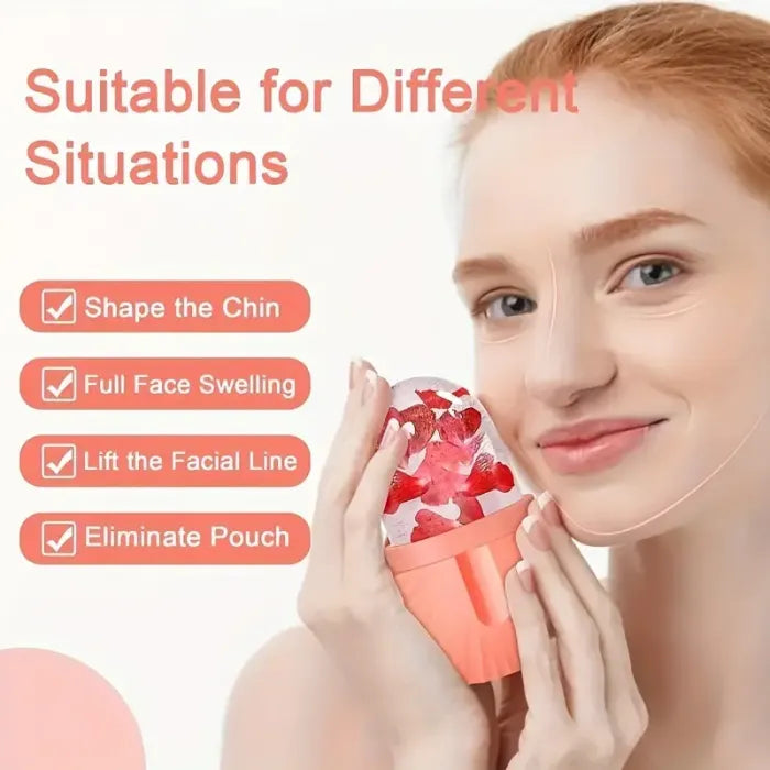 Facial Ice roller - moisturizes, reduces inflammation and swelling, shrinks pores, tightens skin