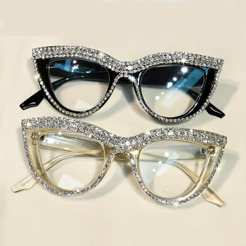 Cat-Eye Reading Glasses with +1.0 to +4.0 Magnification