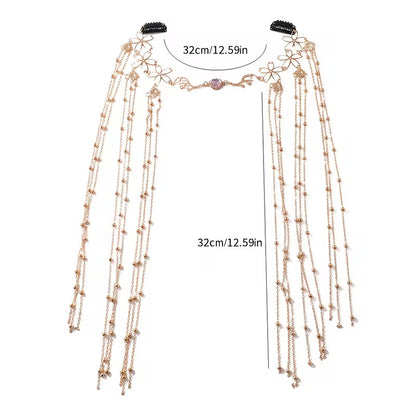Elegant Chain Tassel Headband - Bohemian Style