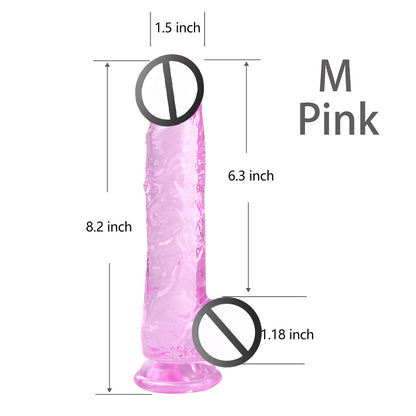 Realistic Transparent Crystal, Soft & Flexible