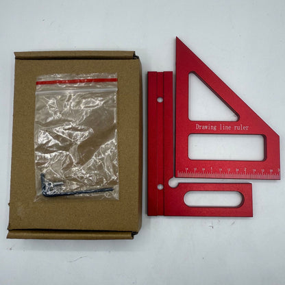 🔧📏Precision Carpenter Square Hole Scribing Ruler