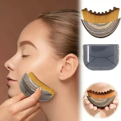 Facial Contour & Lymphatic Drainage Brush – 5-Minute Daily Face Lift, Reduce Puffiness & Double Chin