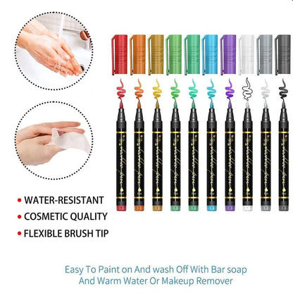 Temporary Tattoo Markers for Skin