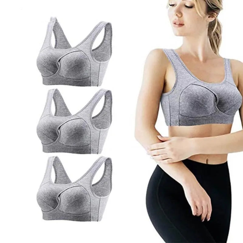 Women's Hollow-Out Sports Push-Up Bra