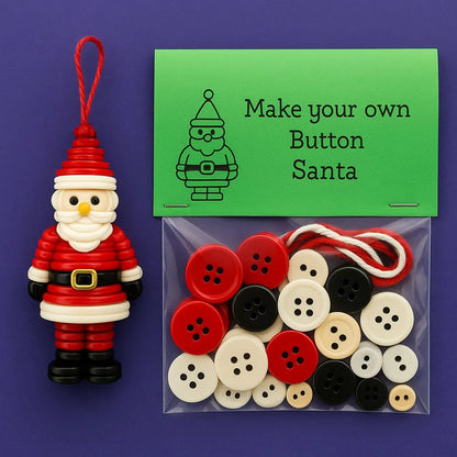 DIY Button Animal Ornaments