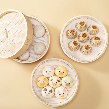 Non-Stick Steamer Paper – Grease-Proof & Tear-Resistant, Perfect for Dumplings & Pastries, Multiple Sizes Available