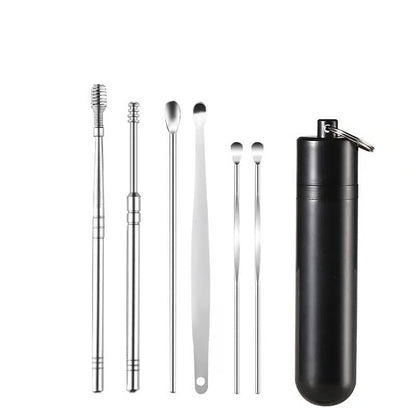 Set Ear Wax Removal Tool Set with Storage Tube