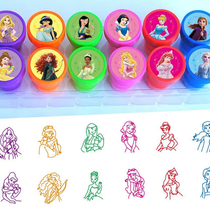 【12 Pcs】Children's Cartoon Stamps