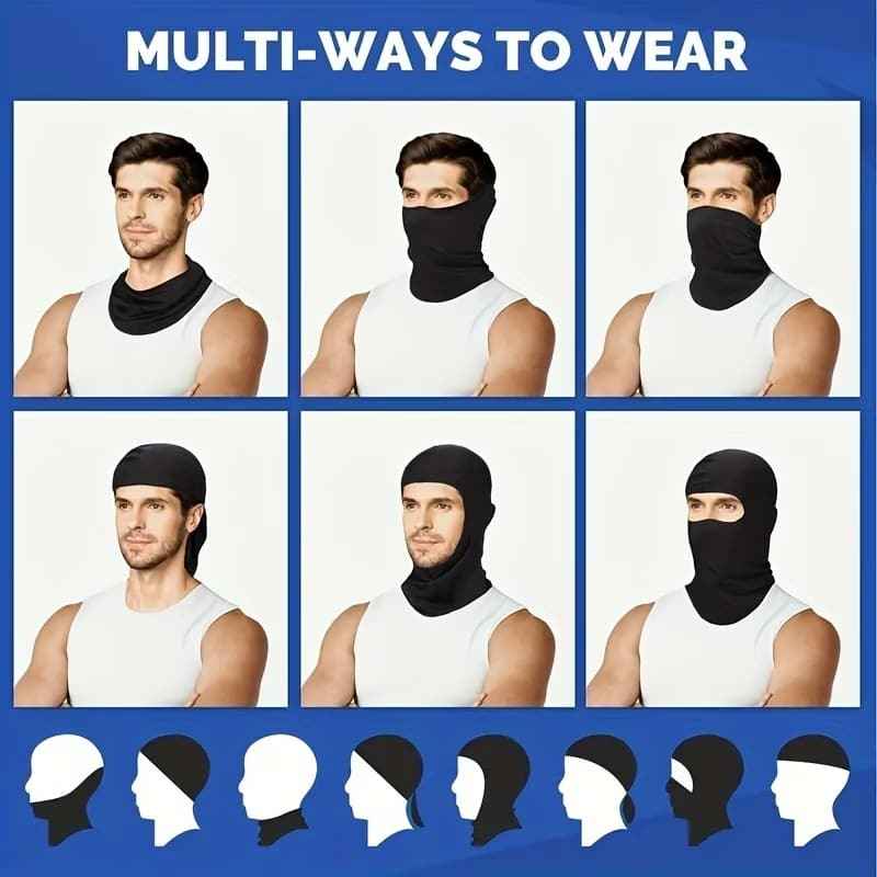 🛵 Beat the Heat! Cooling Face Mask for Riding, Work & Daily Use