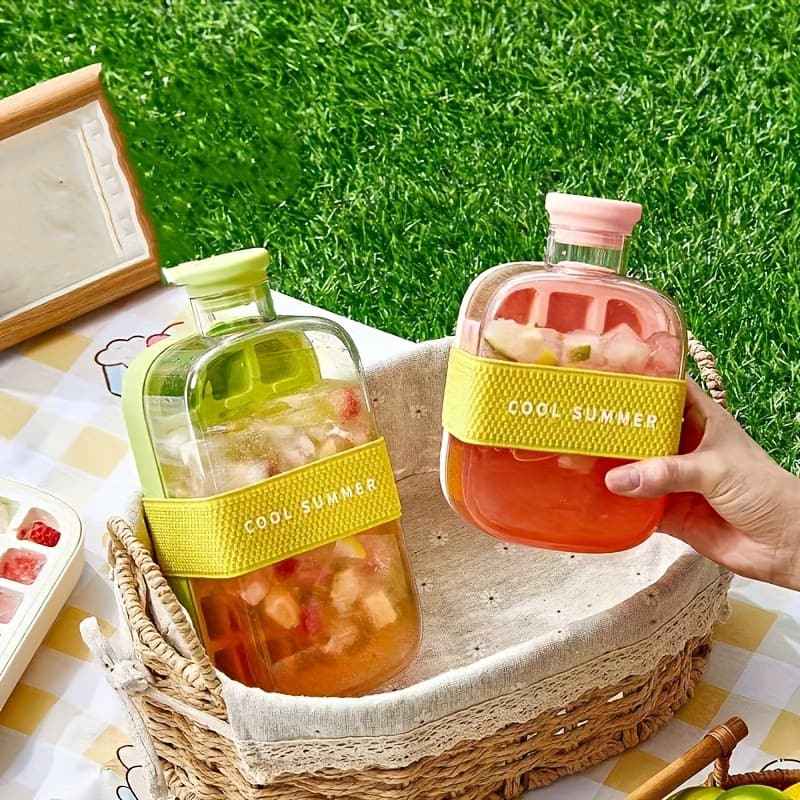 ❄️ 2-in-1 Ice Cube Maker Bottle – Enjoy Cold Drinks Anytime!