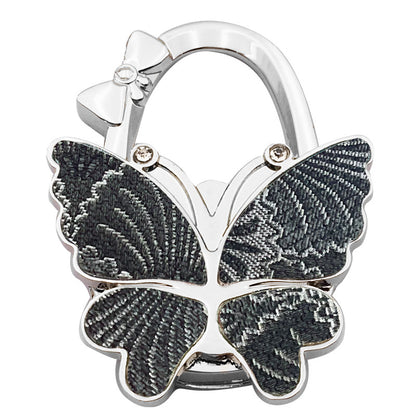 🦋✨ Sparkly Butterfly Foldable Handbag Hook – Cute Portable Non-Slip Purse Hanger for Girls, Travel & Restaurants