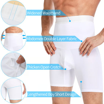 🧵Men’s High-Quality Breathable Shapewear Shorts – High-Waist Tummy Control, Hip & Thigh Shaper