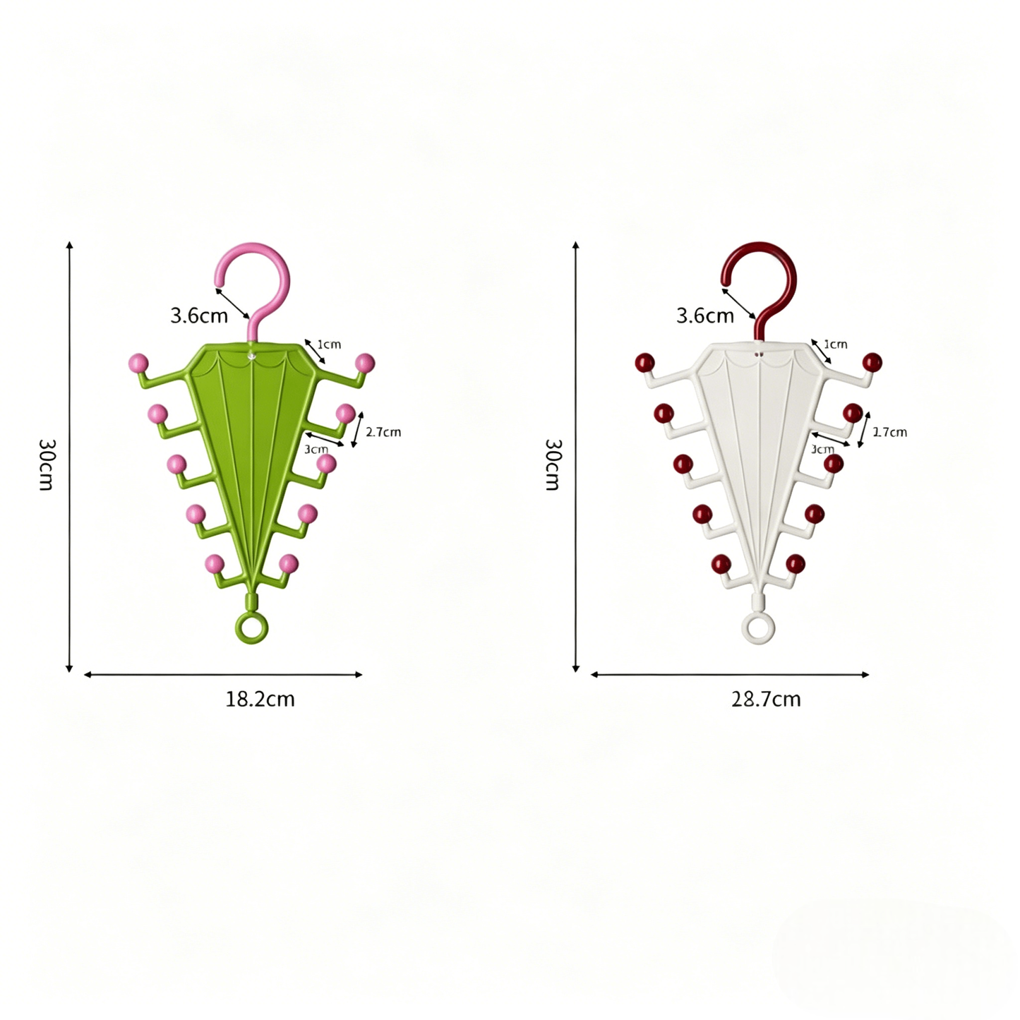 Multi-Functional V-Shaped Double Sided Hanger Storage Rack – Organizes Scarves, Hats & Bags, Dual-Sided & Space-Saving