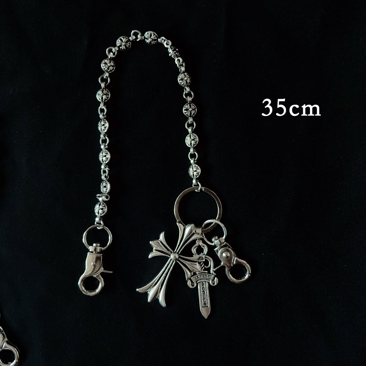 Multi-Functional Pant Chain – Bag Charm/Waist/Jeans Chain, Sword/Bead/Cross Waist Chain