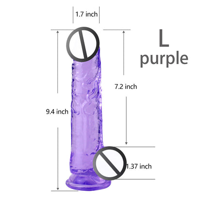 Realistic Transparent Crystal, Soft & Flexible