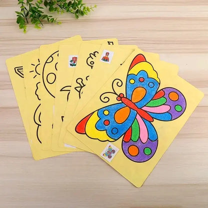 [10 PCS] Kids’ Creative DIY Sand Painting Kit