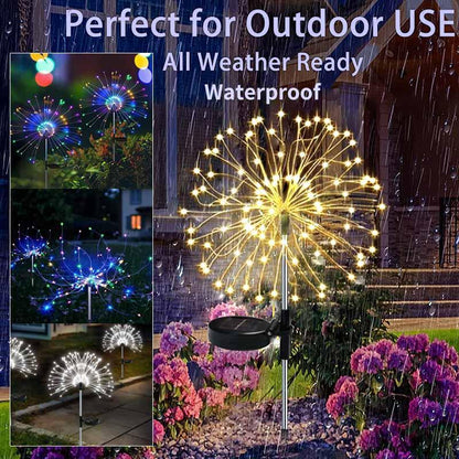 Solar Firework Garden Lights – Waterproof Outdoor Decorative Lights for Yard, Lawn & Patio
