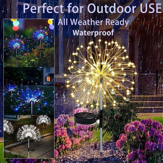Solar Firework Garden Lights – Waterproof Outdoor Decorative Lights for Yard, Lawn & Patio