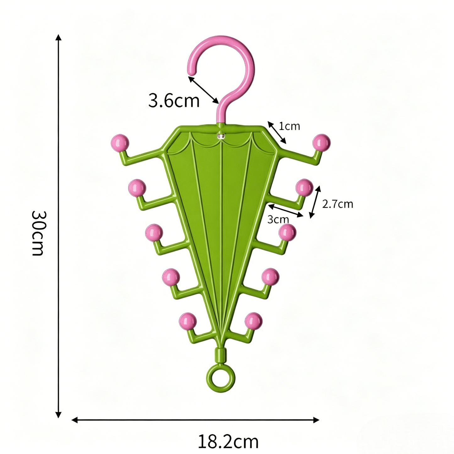 Multi-Functional V-Shaped Double Sided Hanger Storage Rack – Organizes Scarves, Hats & Bags, Dual-Sided & Space-Saving