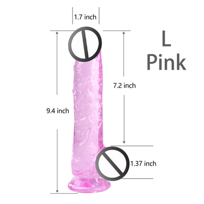 Realistic Transparent Crystal, Soft & Flexible