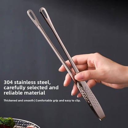 Kitchen food tongs, non-slip barbecue tongs