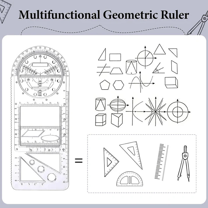 Multifunctional Geometric Ruler