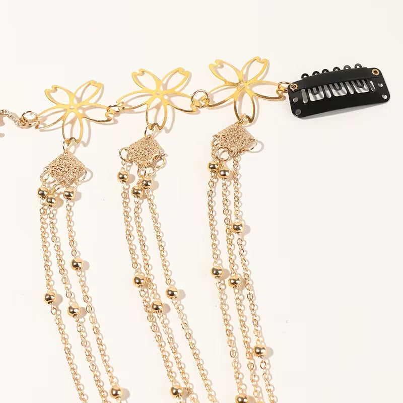 Elegant Chain Tassel Headband - Bohemian Style