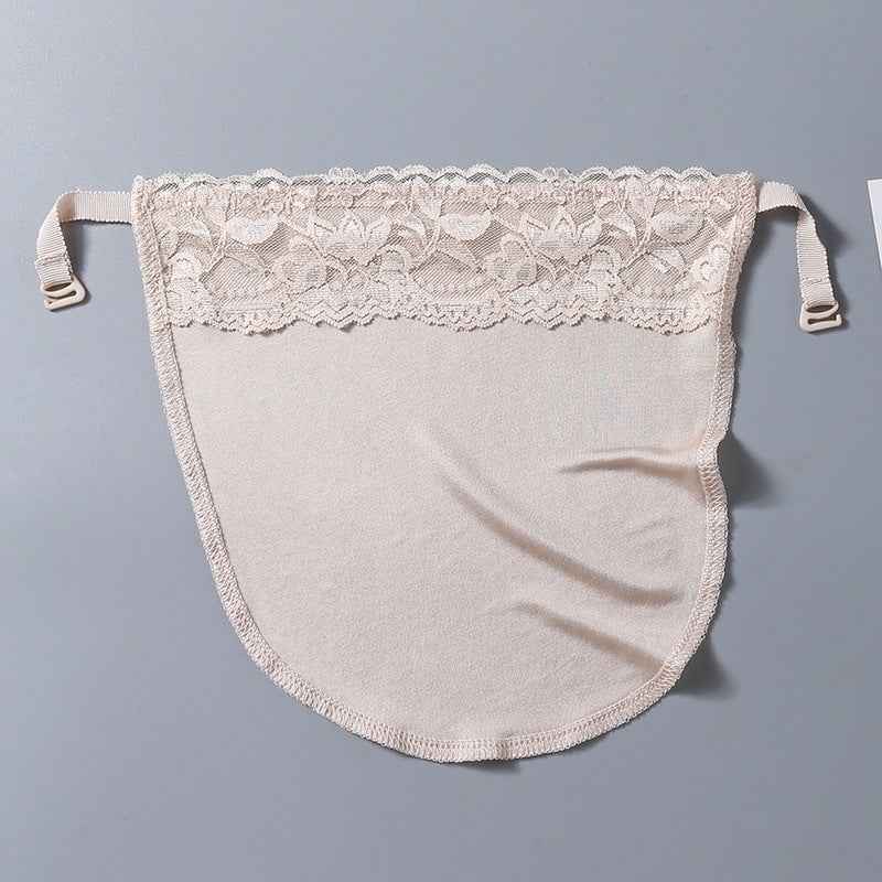 [4 PCS]Lace Seamless Chest Cover – V-Neck Layering Top, Adjustable & Anti-Slip, Summer Essential