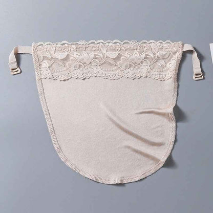 [4 PCS]Lace Seamless Chest Cover – V-Neck Layering Top, Adjustable & Anti-Slip, Summer Essential
