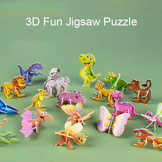 3D Fun Insect Puzzle for Kids – Creative DIY Educational Toy