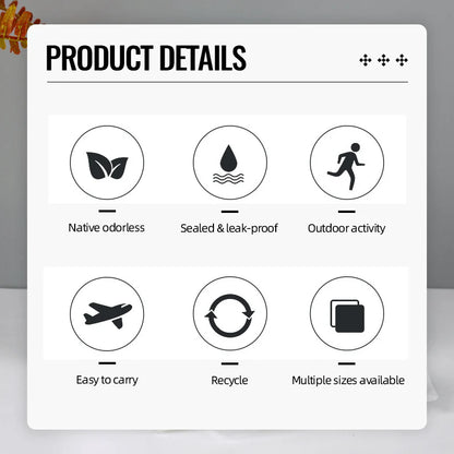 【10 PCS】Portable Travel Fluid Makeup Packing Bag