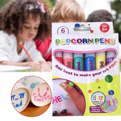 3D Puffy Bubble Pen, Popcorn-Style Pen for Kids