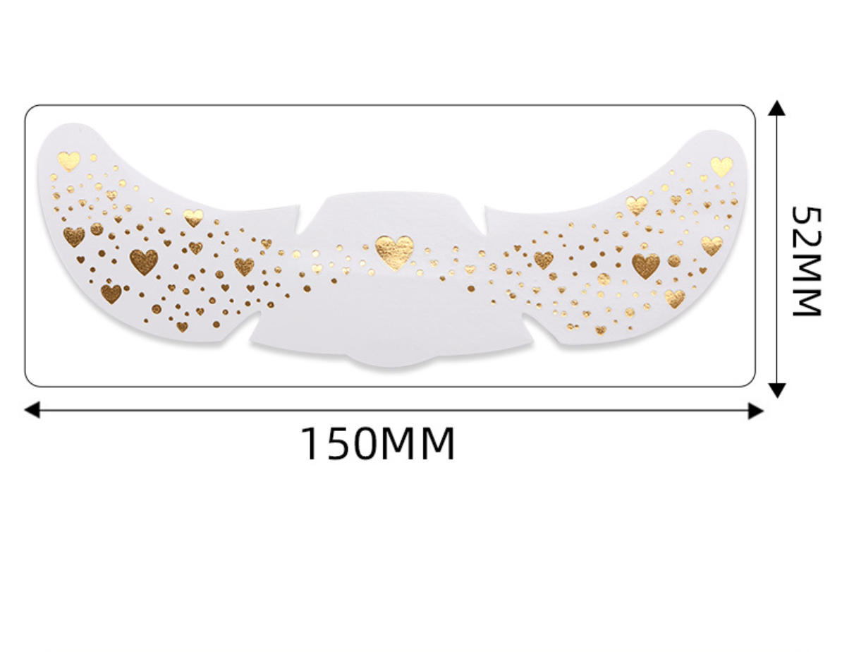 Gold foil freckle stickers, waterproof