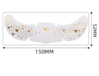 Gold foil freckle stickers, waterproof