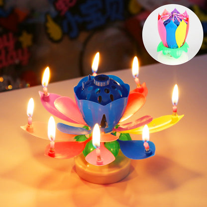 Magic Flower Musical Birthday Candle